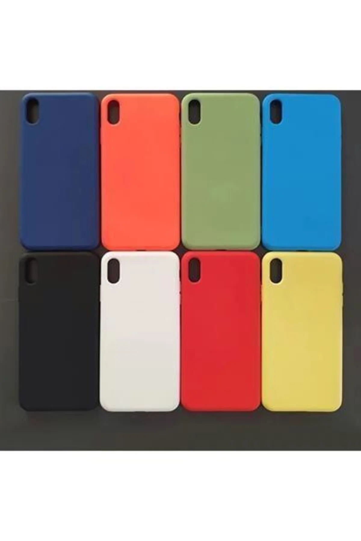 iPhone XS Max Kadife Kaplı Lüx Lansman Silikon Kılıf