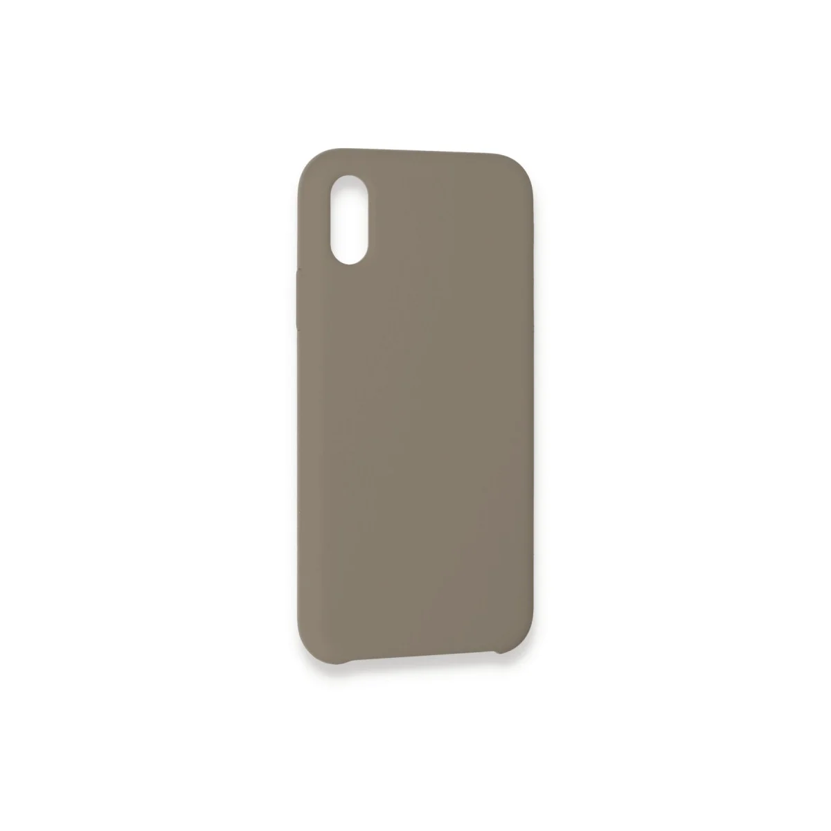 iPhone XS Max Kılıf Lansman Legant Silikon - Bej | Kadifeli Silikon Kılıf