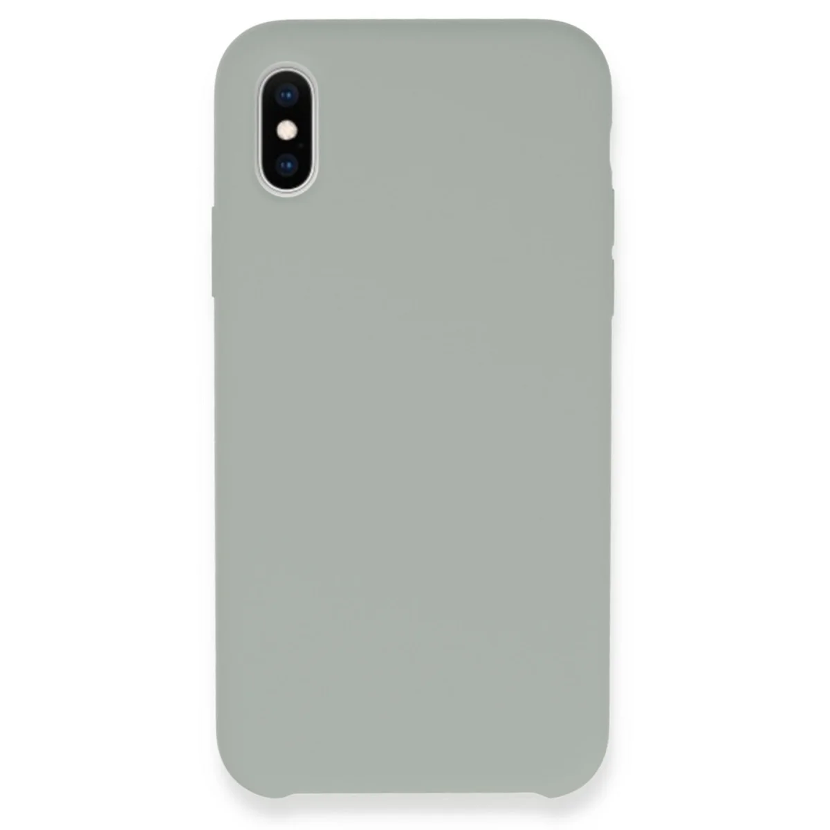 iPhone XS Max Kılıf Lansman Legant Silikon - Açık Gri | Elden Kaymaz Şok Emici Koruma