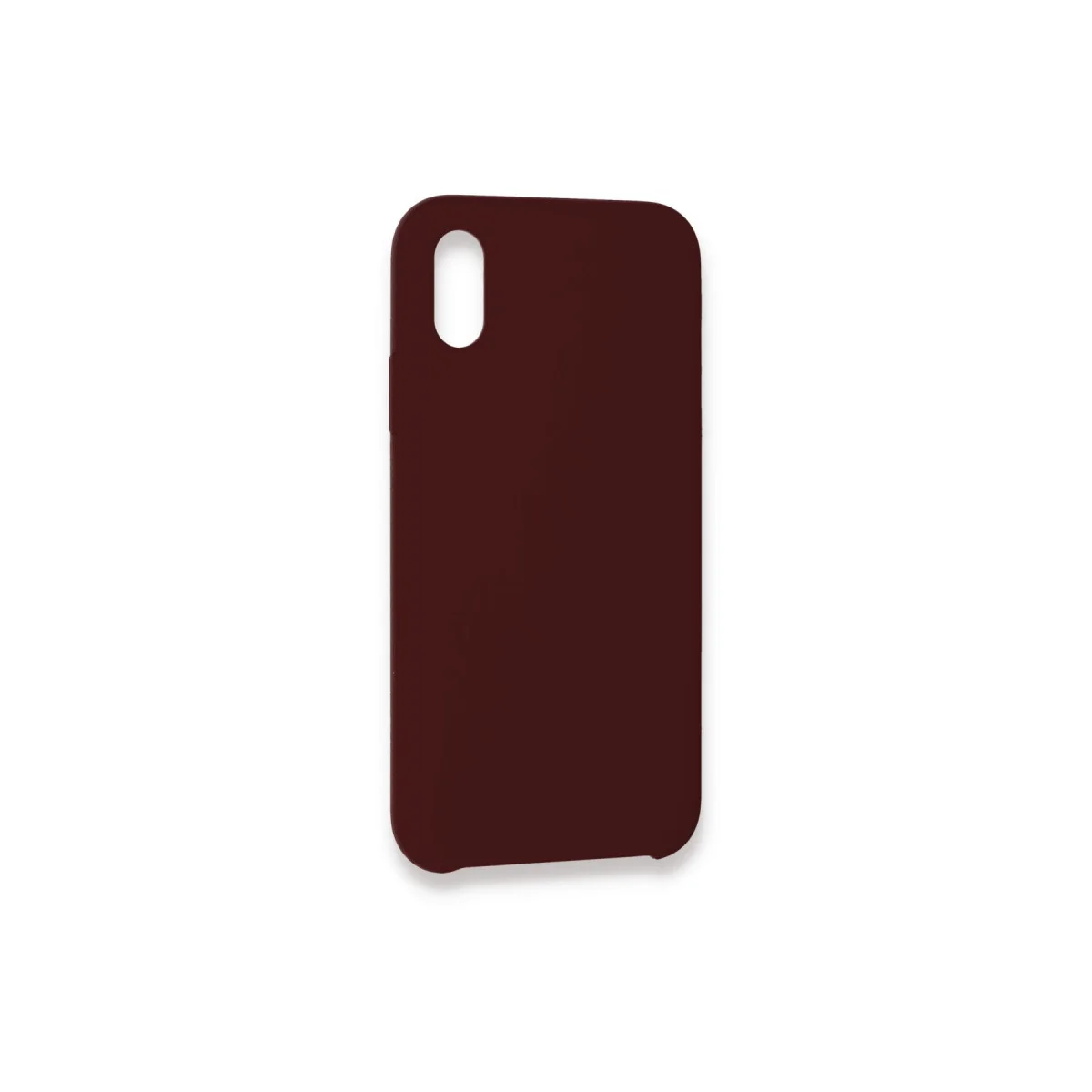 iPhone XS Max Lansman Legant Silikon Kılıf - Bordo Renkli Korumalı Kılıf