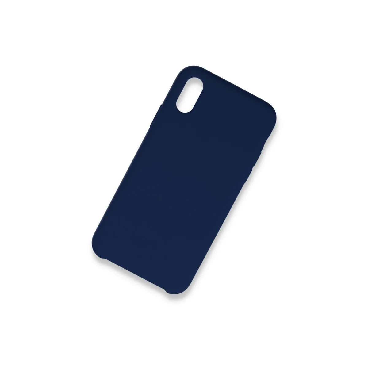iPhone XS Max Lansman Legant Silikon Kılıf - Lacivert