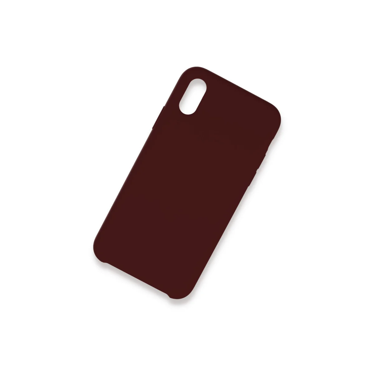 iPhone XS Max Lansman Legant Silikon Kılıf - Bordo Renkli Korumalı Kılıf