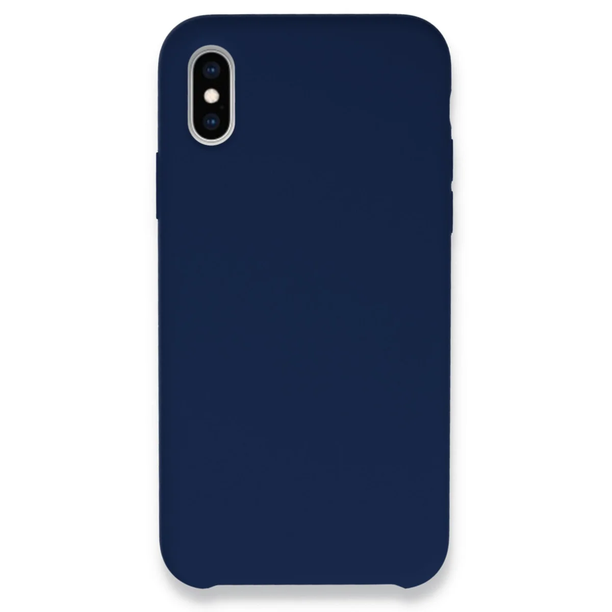iPhone XS Max Lansman Legant Silikon Kılıf - Lacivert