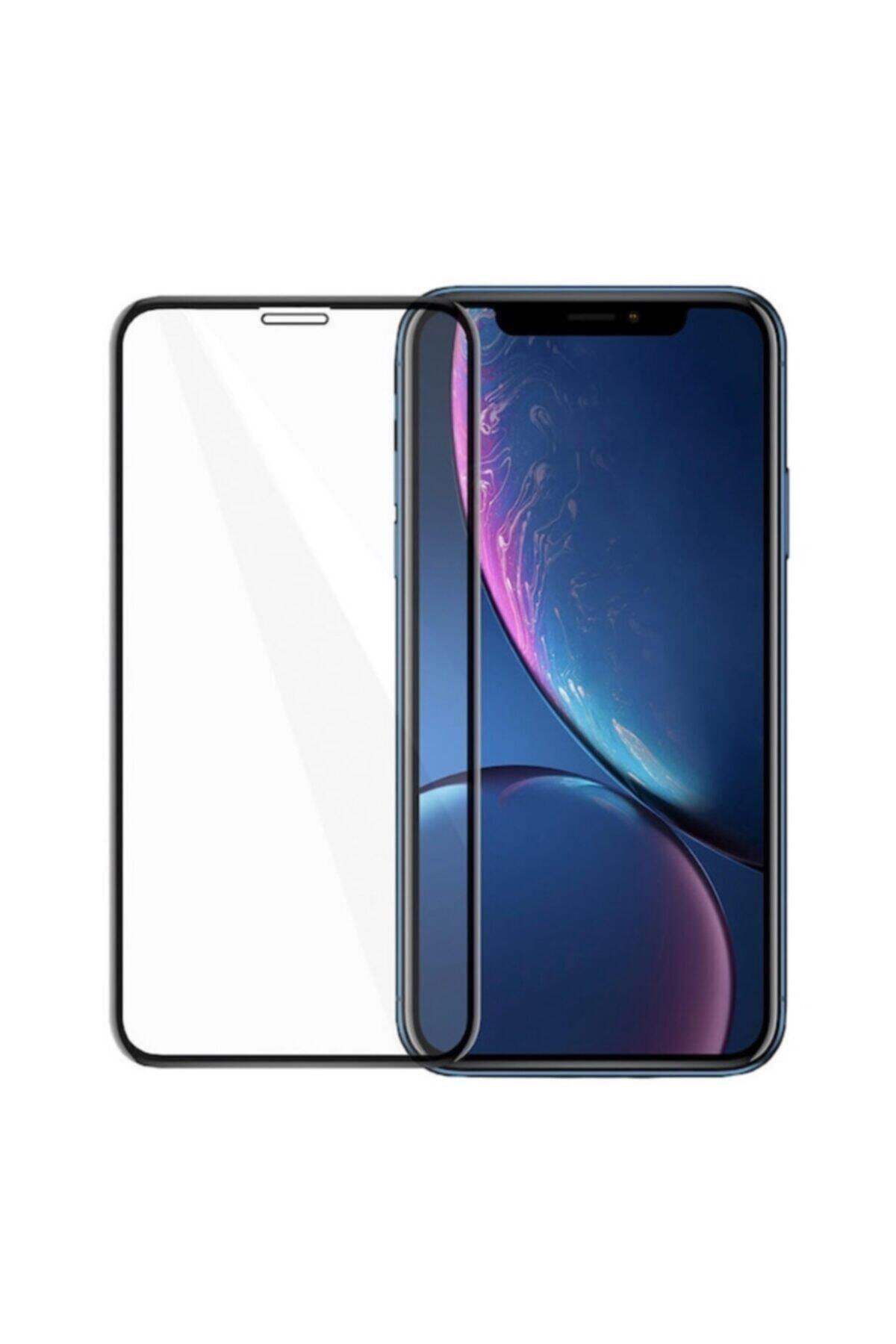 Iphone Xs Max Tam Kavisli Ekran Koruyucu 5d -6d Lcd Temperli Pane