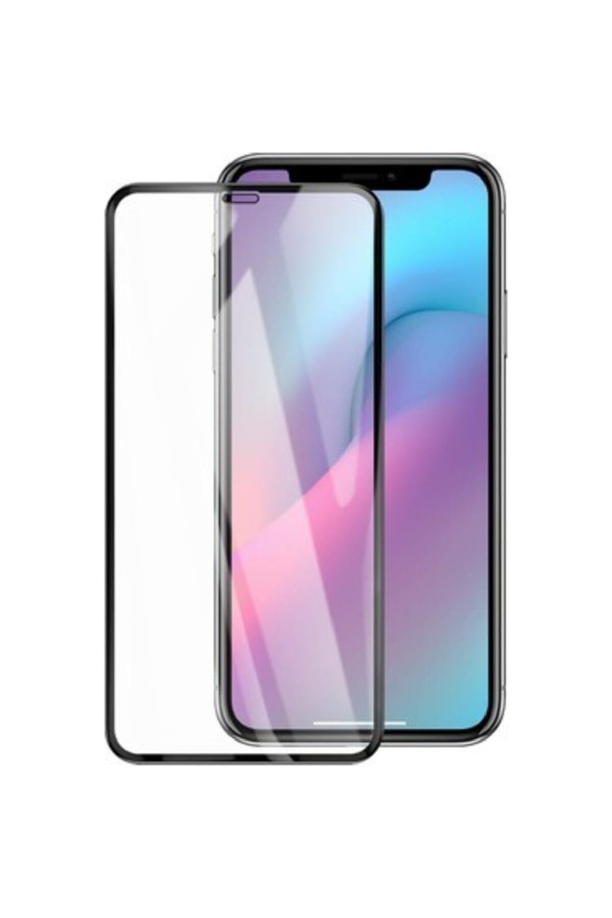 Mcasering İphone Xs Max Tam Kaplayan Kirilmaz Cam Ekran Koruyucu (Fullcover