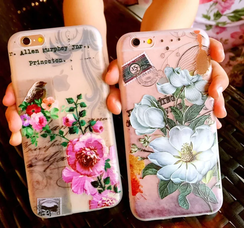 iPhone X/Xs 3D Gül Desenli Premium Silikon Kılıf - Şık ve Dayanıklı Koruma
