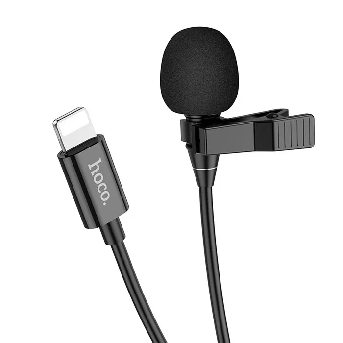 iPhone Yaka Mikrofonu - Lightning 2m Profesyonel Kayıtevi