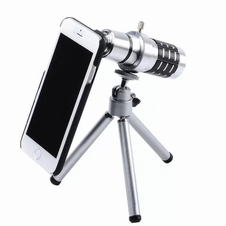 İphone5,5s,i̇phone4.4s Için Alüminyum 14x Optik Zoom Yakından Görüntü çekme Dürbün ( Lisinya )