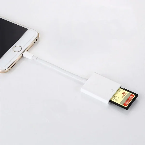 iPhone/İPad Lightning To SD Kart Adaptörü NK105 - Hızlı ve Güvenli Depolama Çözümü