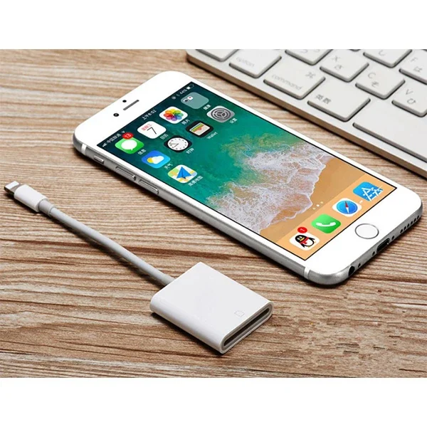 iPhone/İPad Lightning To SD Kart Adaptörü NK105 - Hızlı ve Güvenli Depolama Çözümü