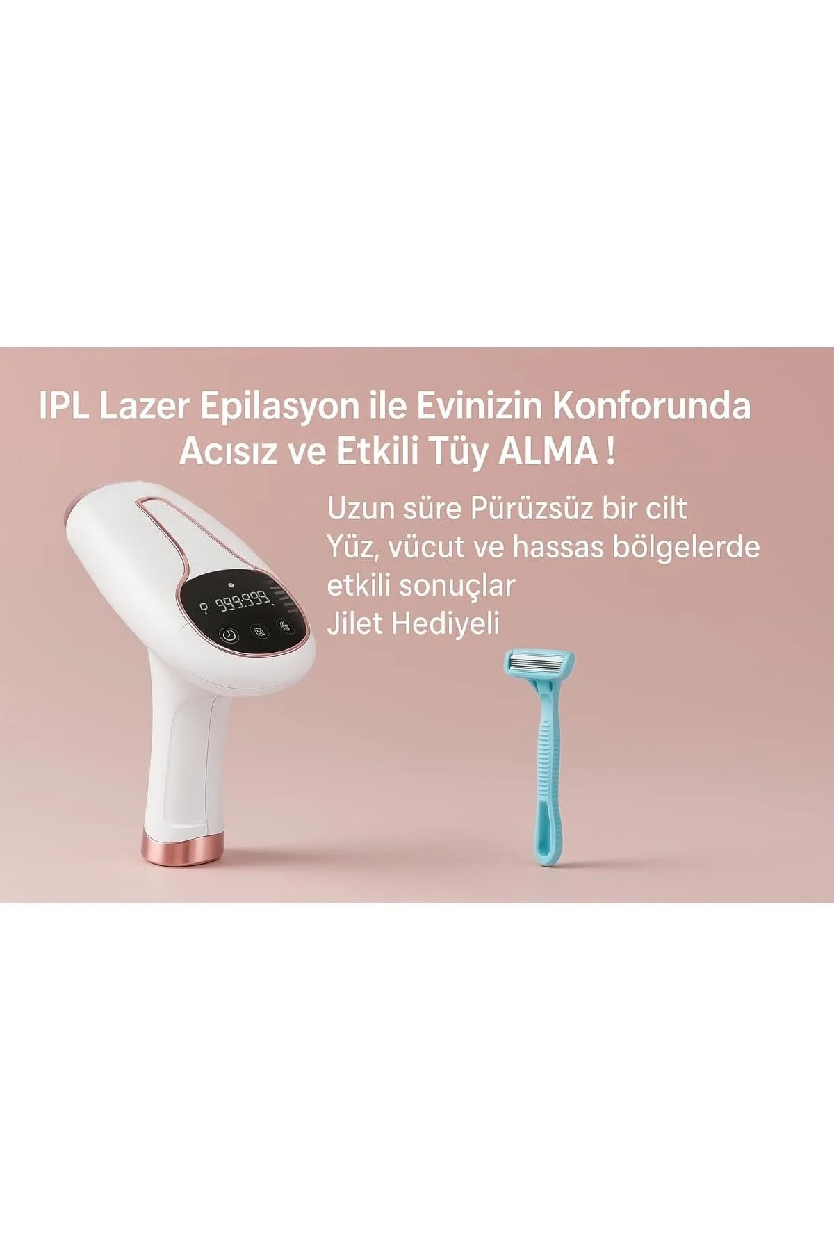 Ipl Buz Lazer Epilasyon 999.999 Atım Otomatik/manuel Dokunmatik E