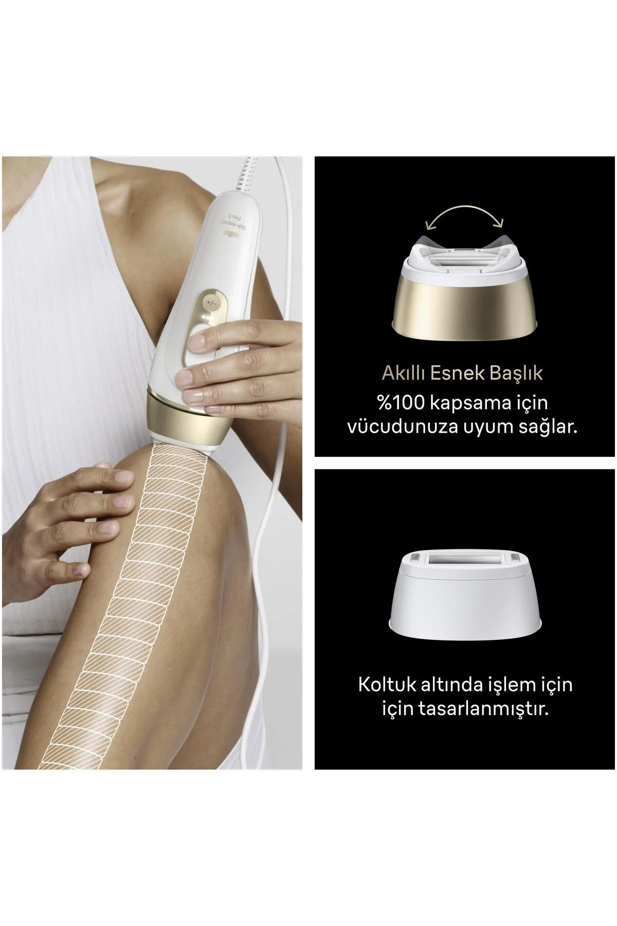 IPL Silk·expert Pro 5, Evde Lazerle Tüy Alma, Çanta, Gillette Ven