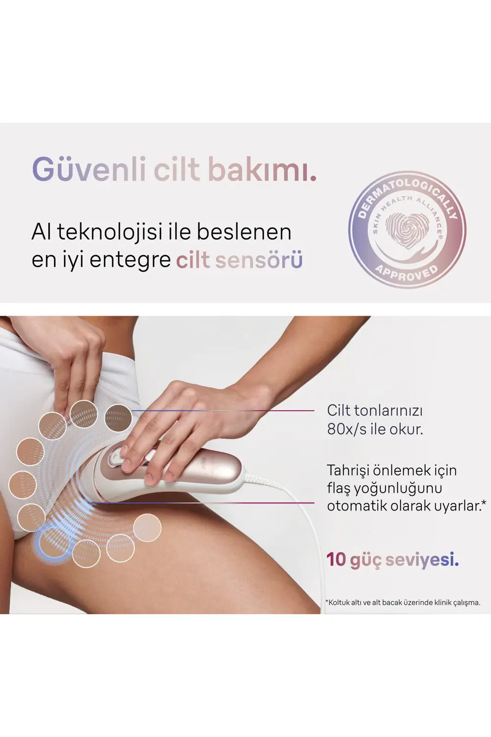 IPL Skin i·expert, Evde Tüy Alma, Ücretsiz Uygulama, Çanta, Gille