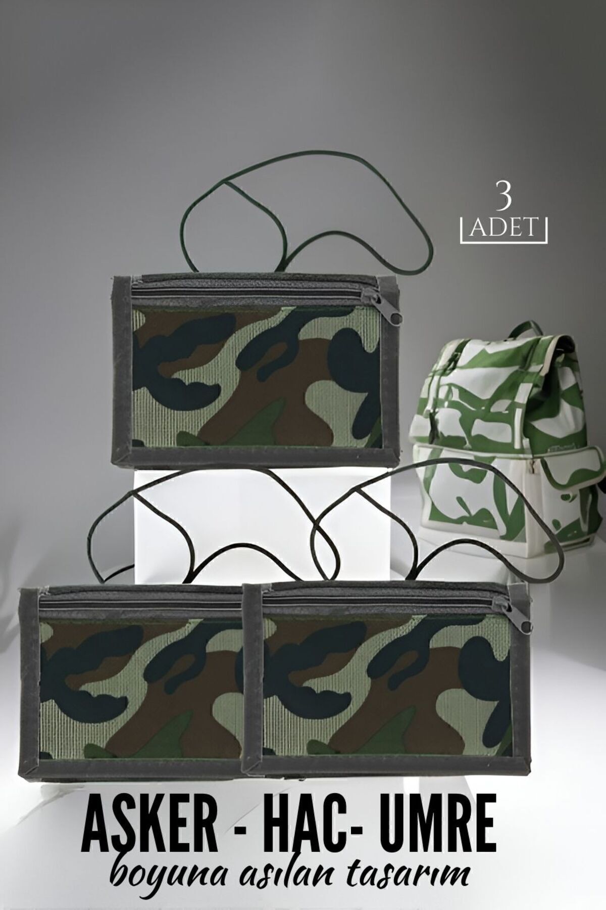 İpli Asker Hac Umre Cüzdanı 3 ADET