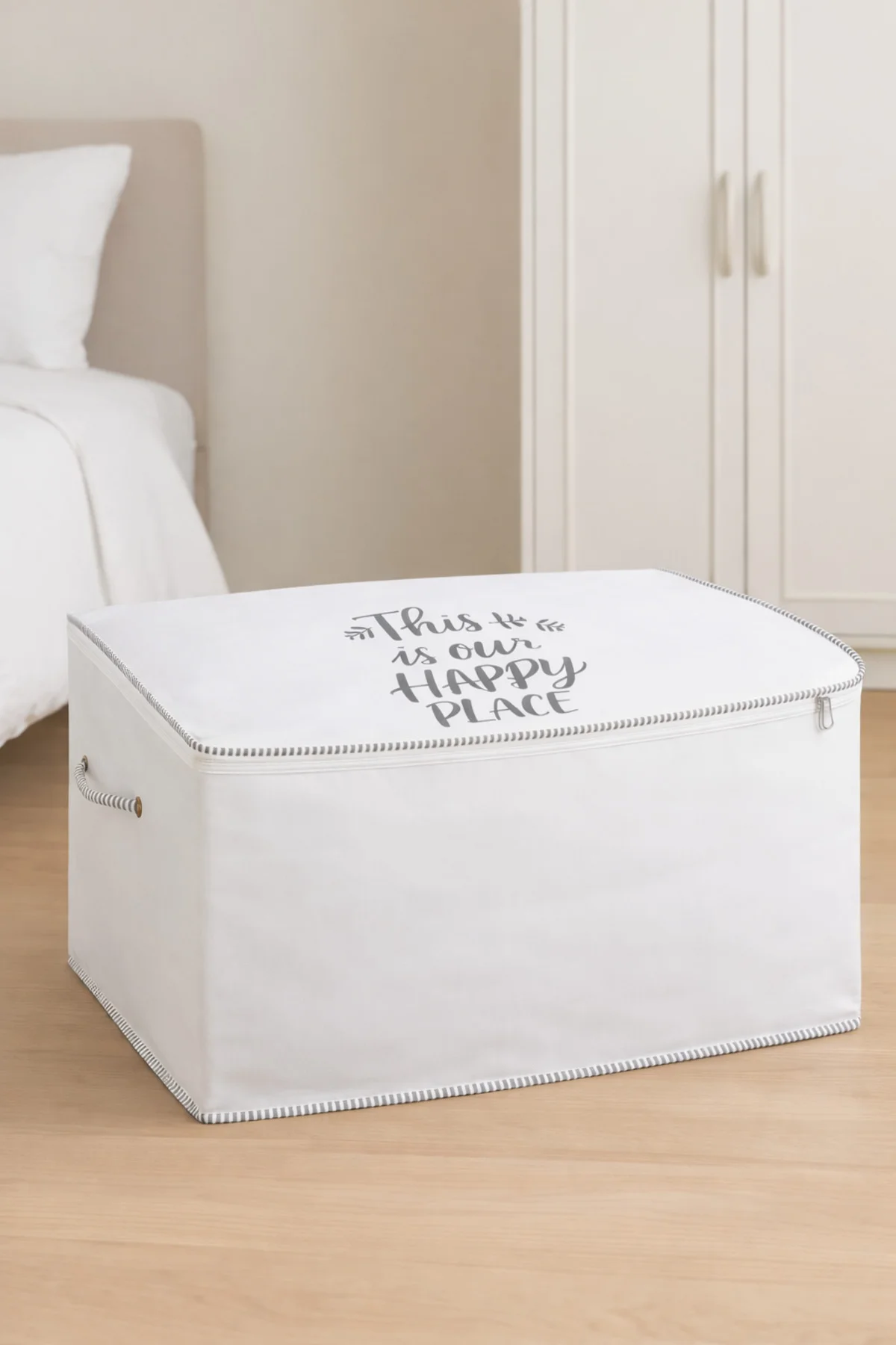 İpli Baskılı Yorgan Hurcu Düzenleyici Organizer Hurç