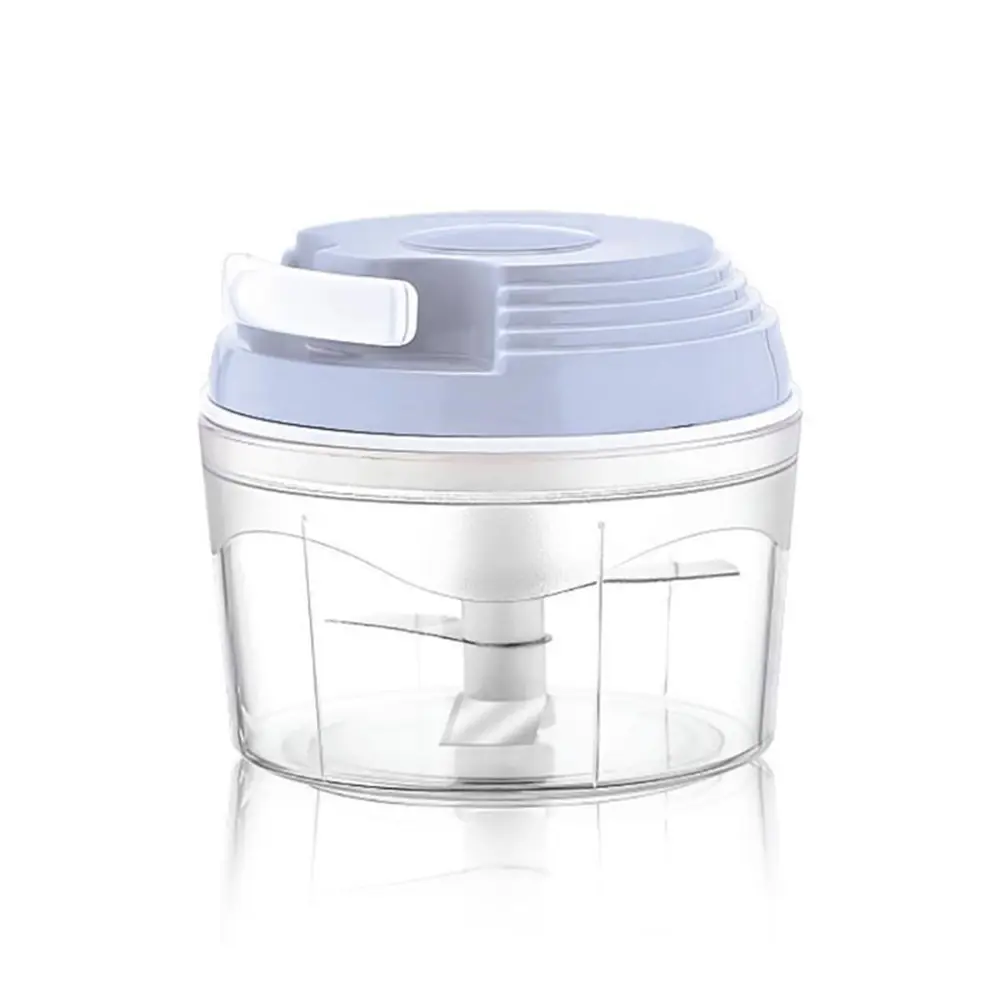 İpli Çekmeli Pratik Meyve Sebze Doğrayıcı 2 Bıçaklı El Blender (4