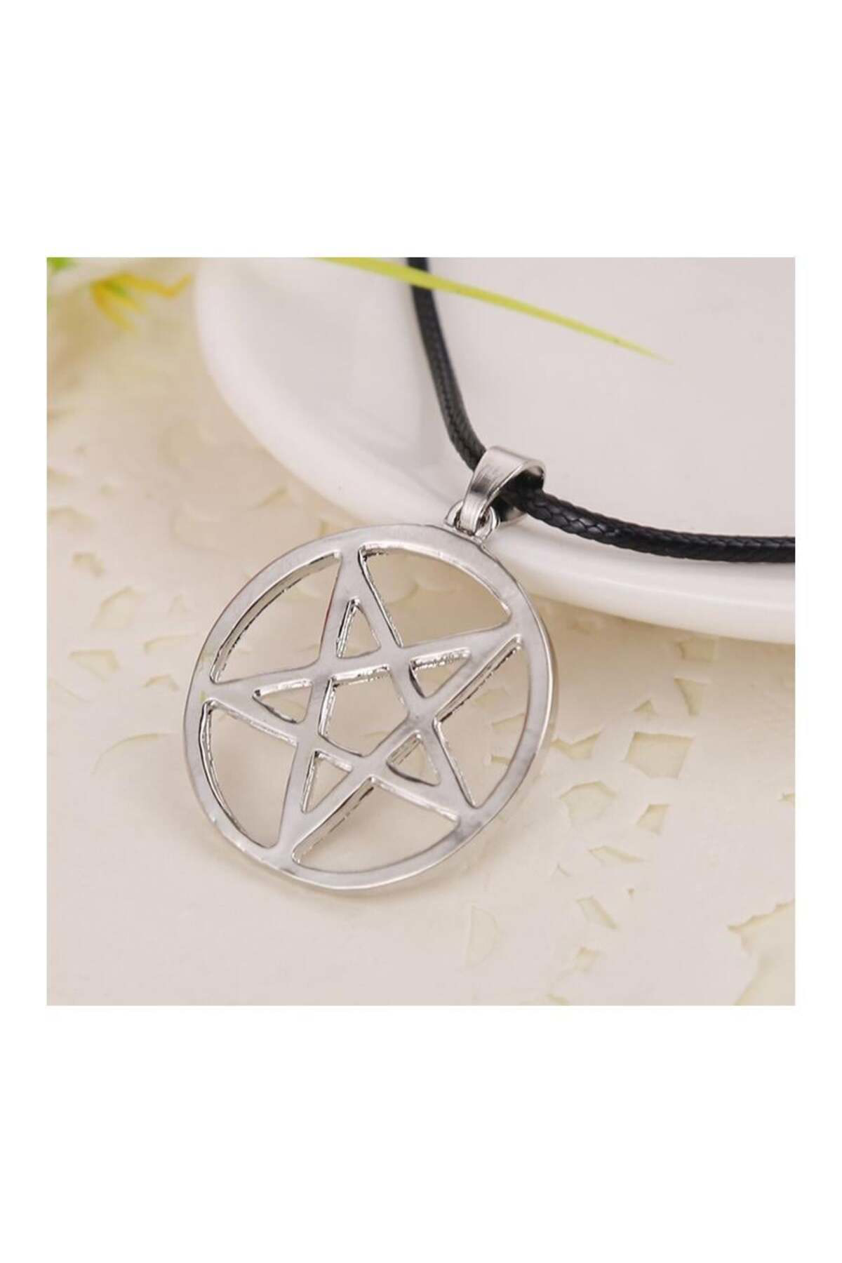 İpli Pentagram Kolye