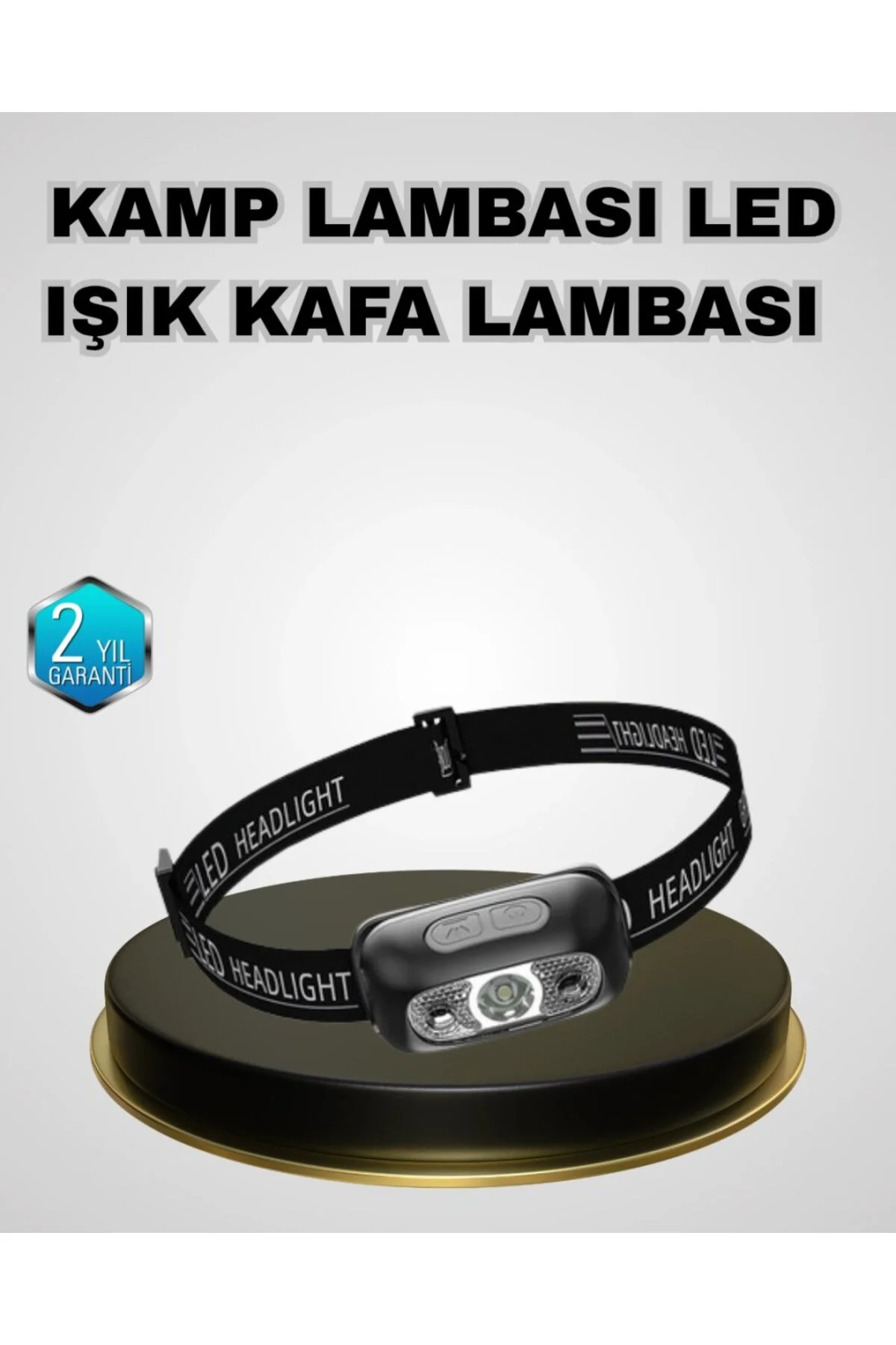 Ipx5 Su Geçirmez Şarjlı Led Kafa Feneri | Hareket Sensörlü, Ayarl