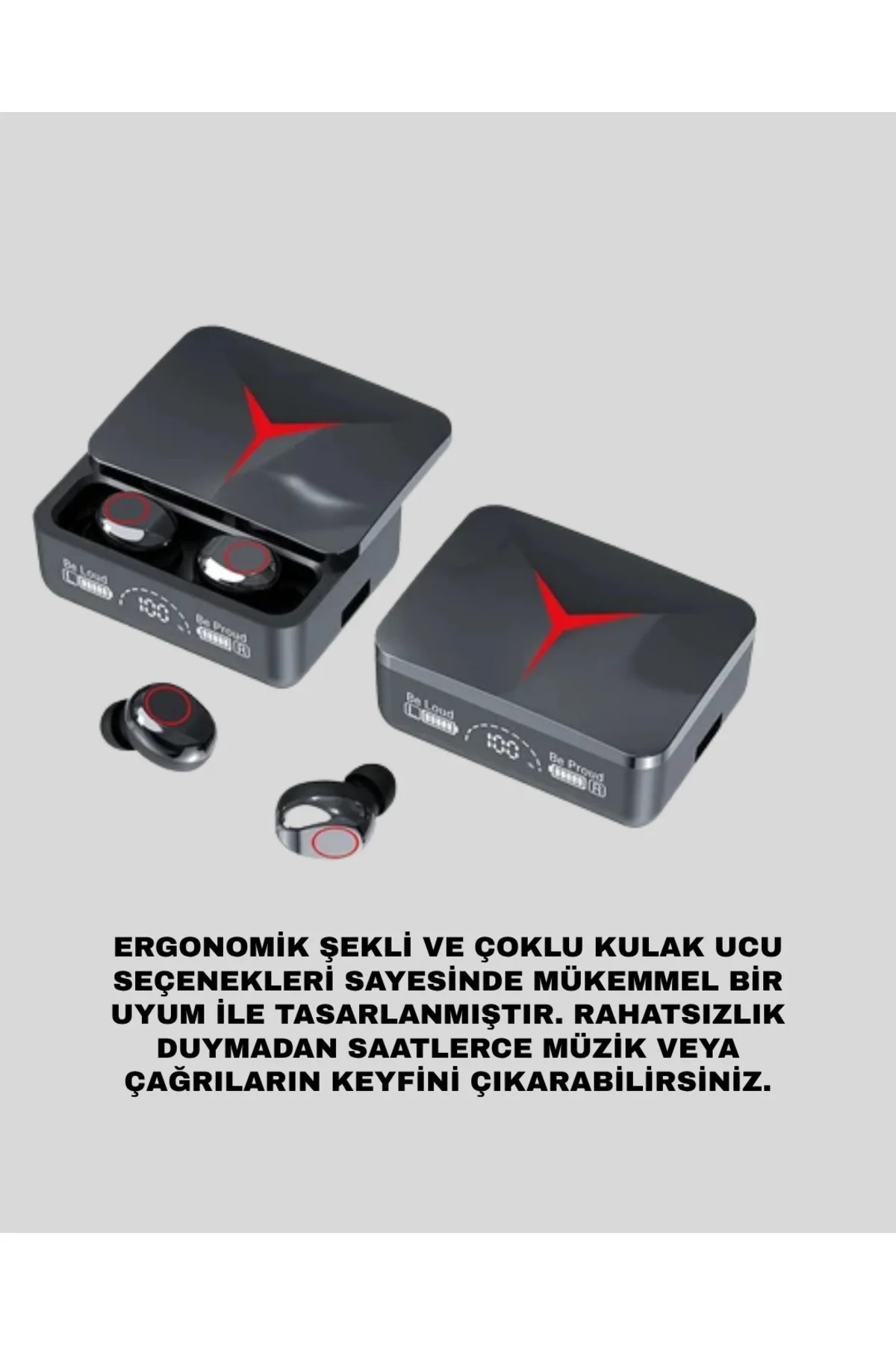 IPX6 Suya Dayanıklı Kablosuz Kulaklık – Hafif ve Taşınabilir Tasa