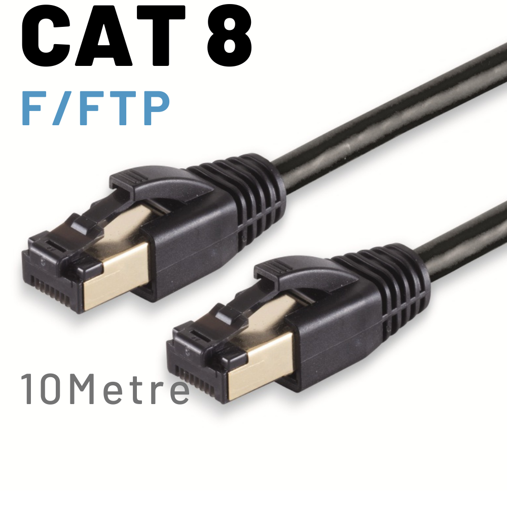 IRENIS 10 Metre CAT8 Kablo F/FTP LSZH Ethernet Network Lan Ağ Kablosu
