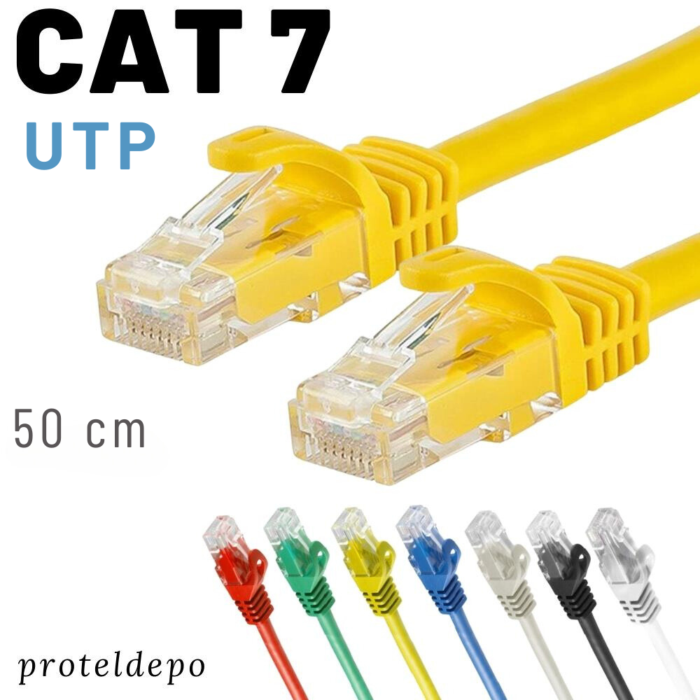 IRENIS 50 cm CAT7 UTP Kablo Ethernet Network İnternet Lan Ağ Kablosu IRENIS 50 cm CAT7 UTP Kablo Ethernet Network İnternet Lan Ağ Kablosu
