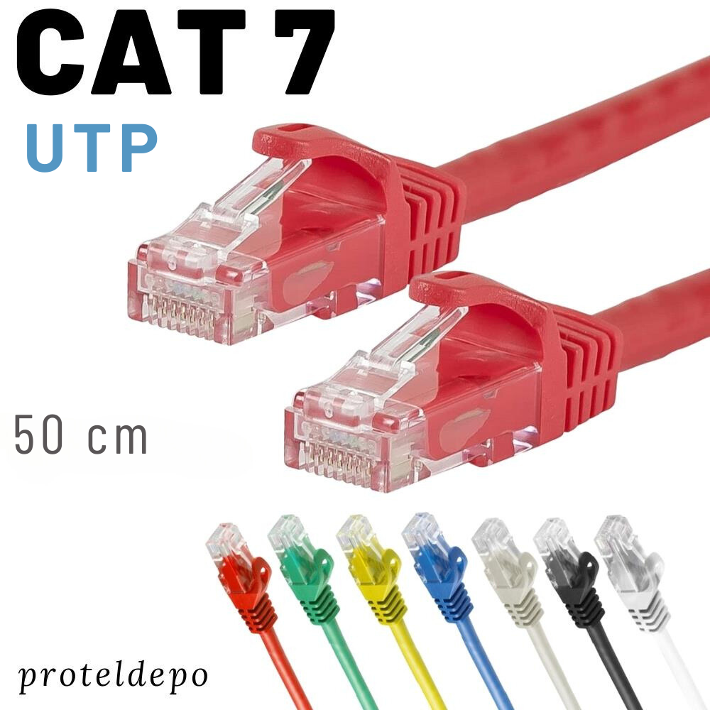 IRENIS 50 cm CAT7 UTP Kablo Ethernet Network İnternet Lan Ağ Kablosu IRENIS 50 cm CAT7 UTP Kablo Ethernet Network İnternet Lan Ağ Kablosu
