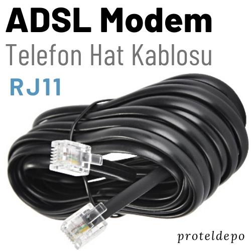 IRENIS ADSL VDSL Modem Kablosu, RJ11 Kablo, Köken Telefon Kablosu IRENIS ADSL VDSL Modem Kablosu, RJ11 Kablo, Köken Telefon Kablosu