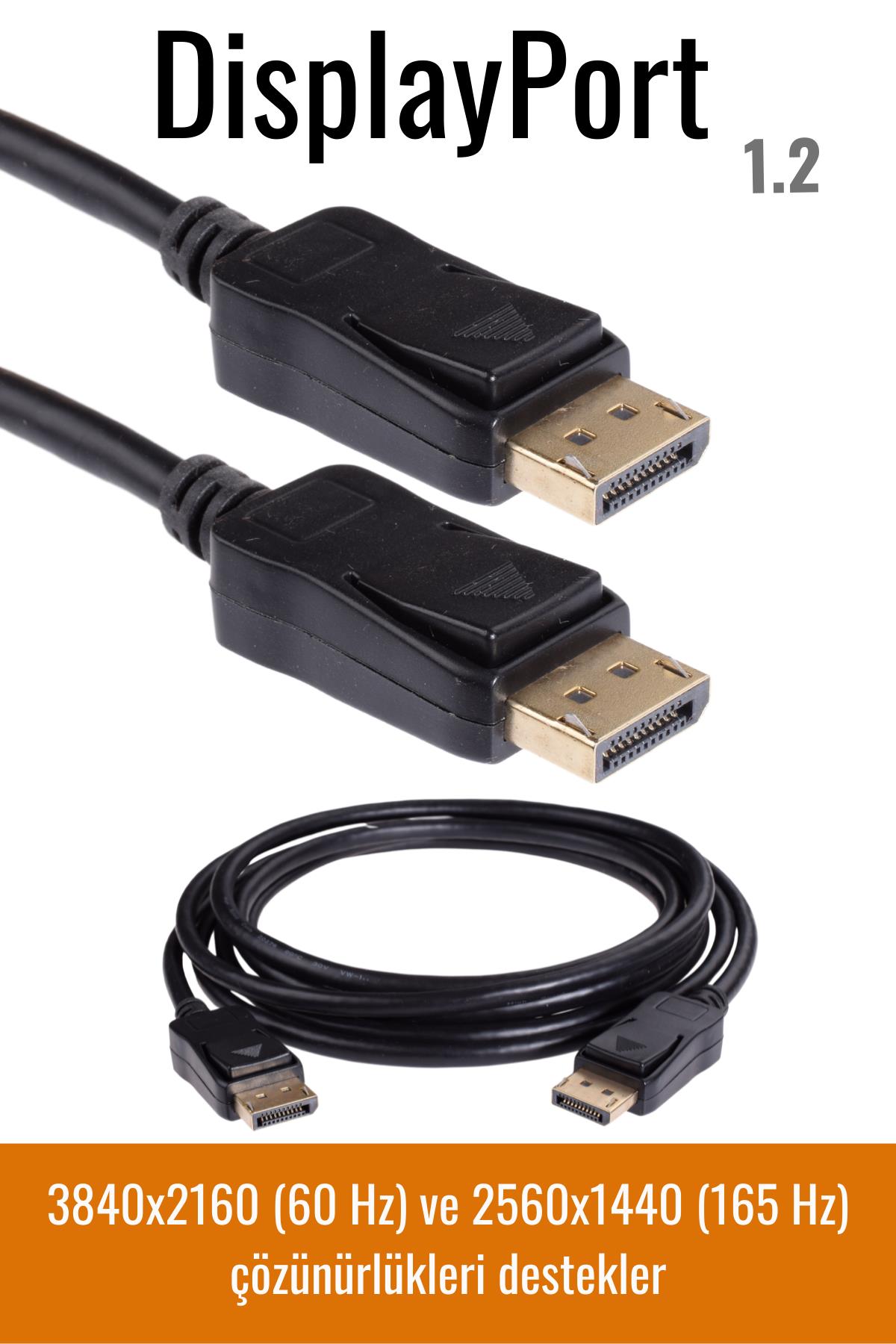 IRENIS DisplayPort Kablo - 19 pin - 165 Hz destekli - 21 Gbit IRENIS DisplayPort Kablo - 19 pin - 165 Hz destekli - 21 Gbit