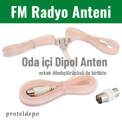 IRENIS FM Radyo Anteni erkek/dişi (Tuner, Müzik Sistemi İçin) IRENIS FM Radyo Anteni erkek/dişi (Tuner, Müzik Sistemi İçin)