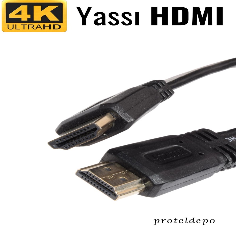 IRENIS HDMI Kablo - Yassı 4K HDMI Kablosu (4K 60Hz, HDMI 2.0) IRENIS HDMI Kablo - Yassı 4K HDMI Kablosu (4K 60Hz, HDMI 2.0)