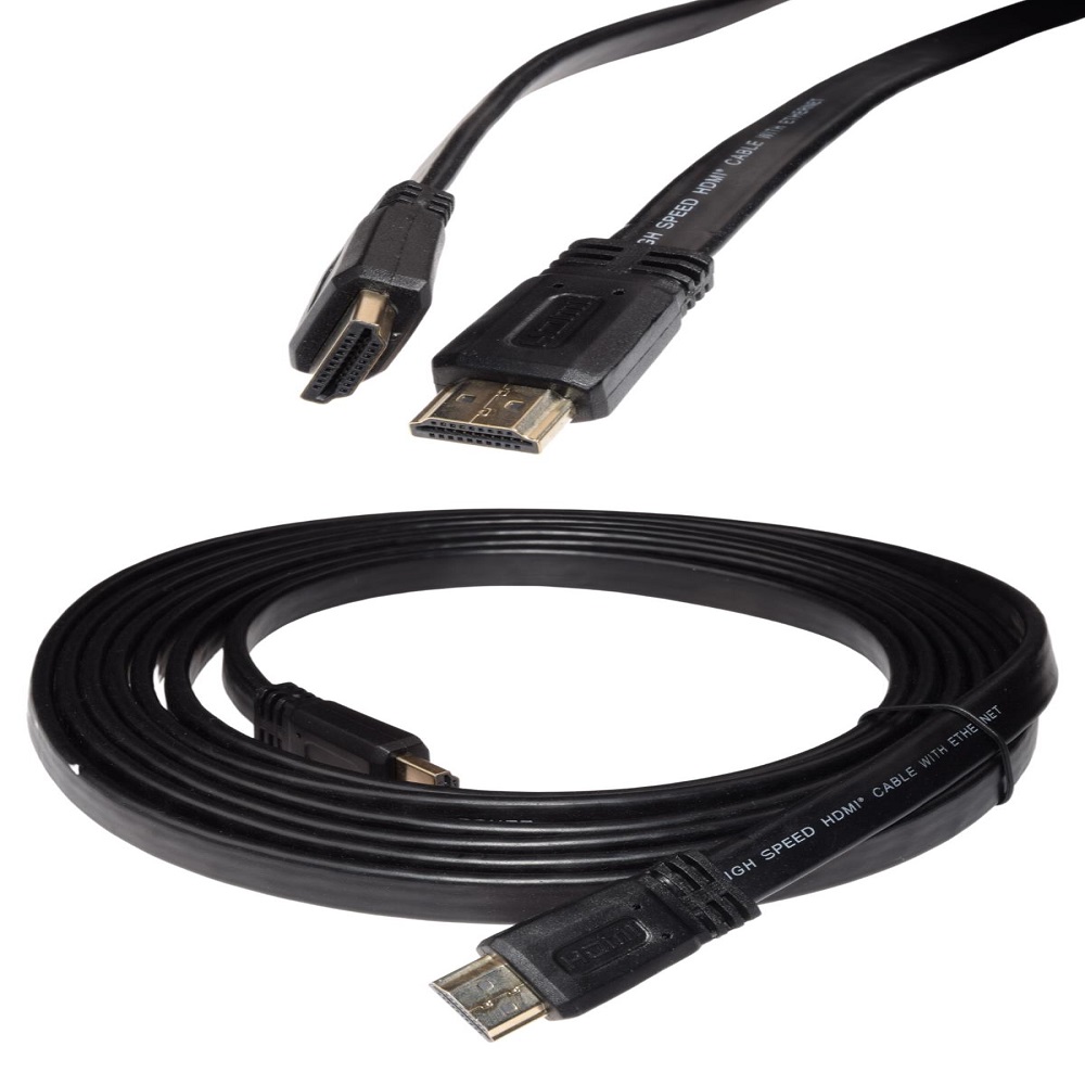 IRENIS HDMI Kablo - Yassı 4K HDMI Kablosu (4K 60Hz, HDMI 2.0) IRENIS HDMI Kablo - Yassı 4K HDMI Kablosu (4K 60Hz, HDMI 2.0)