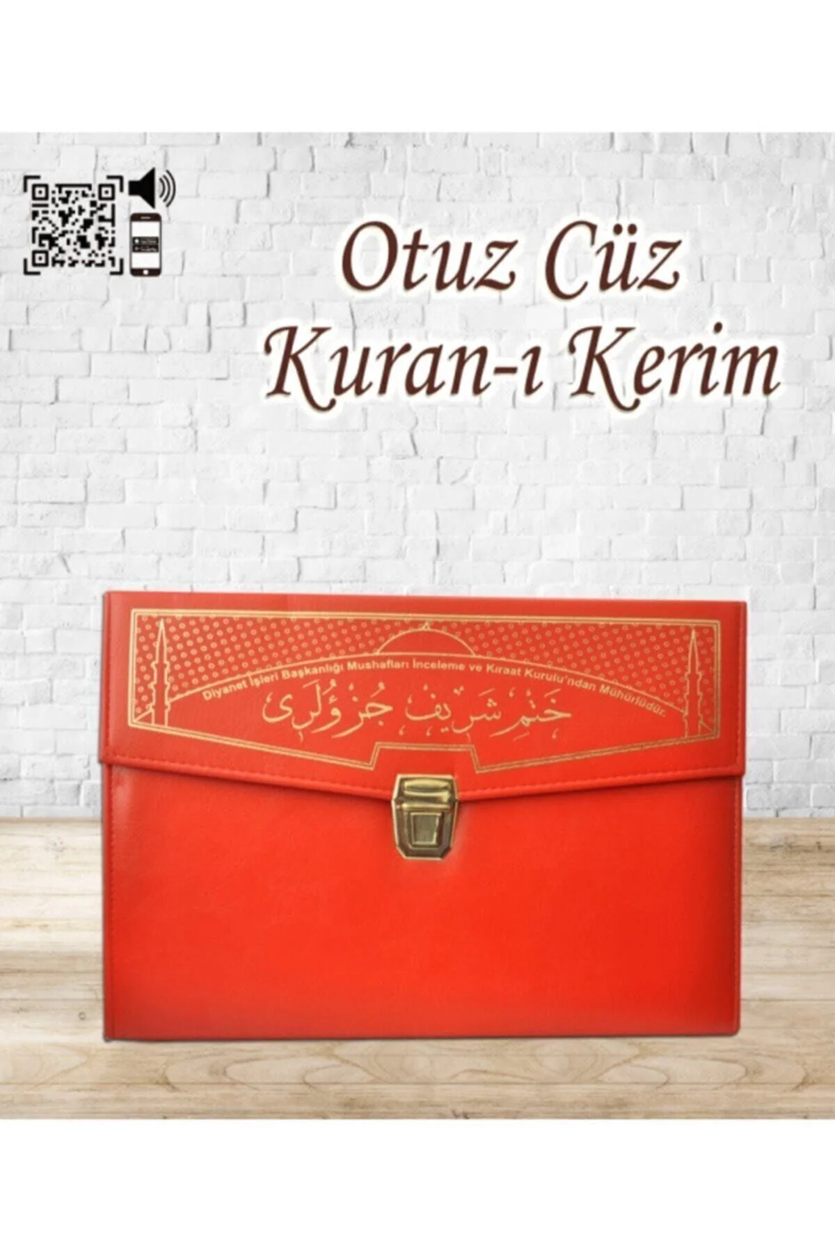 Iri Yazılı 30 Cüz Rahle Boy 20x28 Cm Kuranı Kerim Hatim Seti Kola