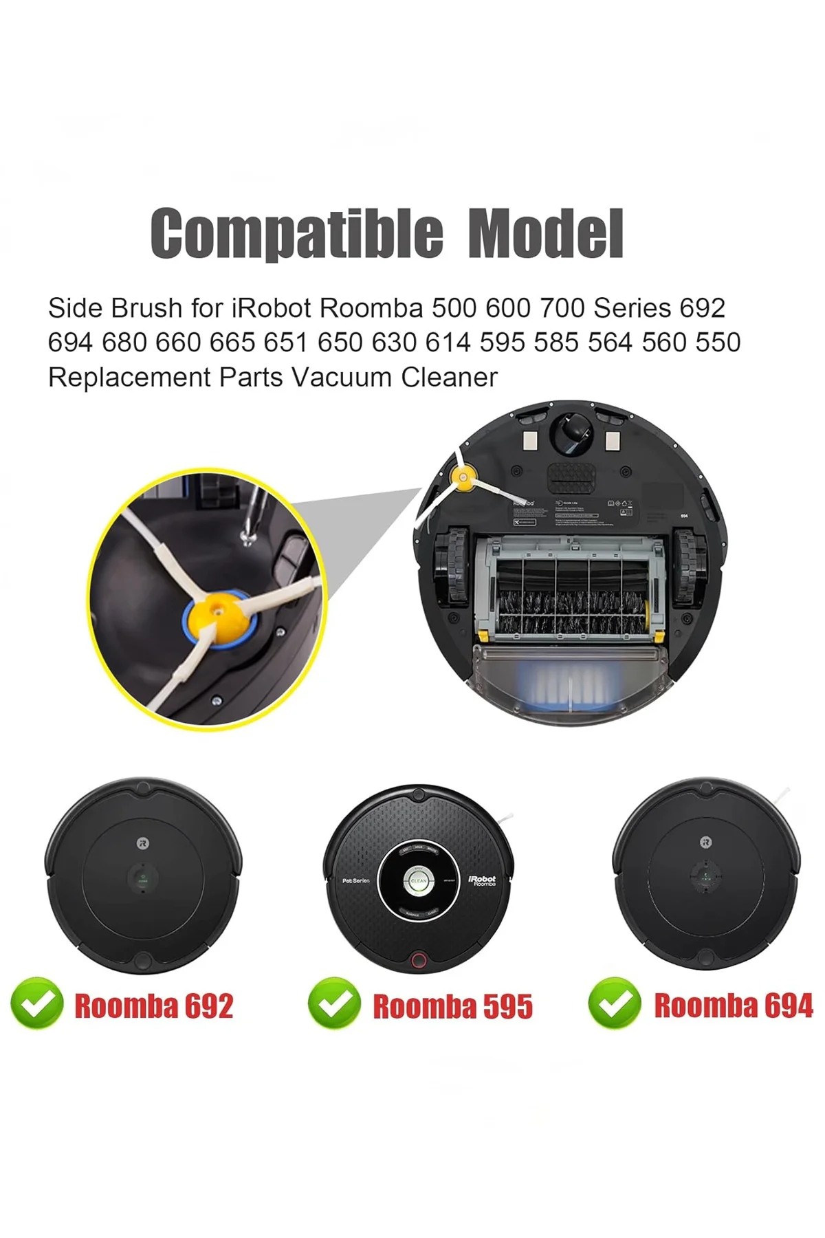 iRobot Roomba 600 Serisi Uyumlu 3 Aylık Yaşam Kiti
