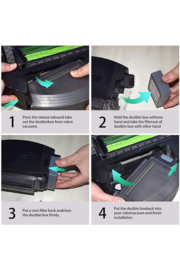 iRobot Roomba i8 i8+ Uyumlu 5 Parça Set iRobot Roomba i8 i8+ Uyumlu 5 Parça Set