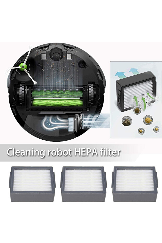 iRobot Roomba i8 i8+ Uyumlu 5 Parça Set iRobot Roomba i8 i8+ Uyumlu 5 Parça Set