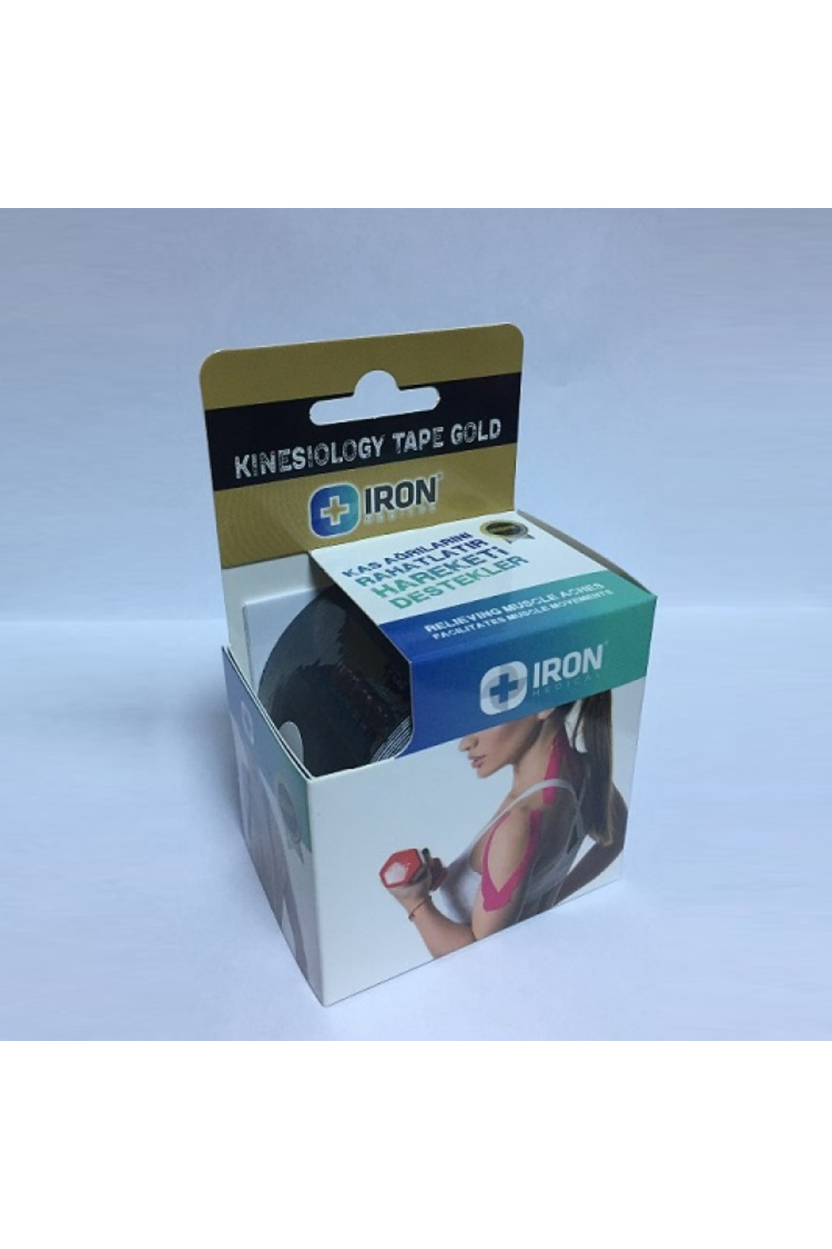Iron Kinesiology Ağrı Bandı-kinesio Tape 5cmx5m Siyah Renk