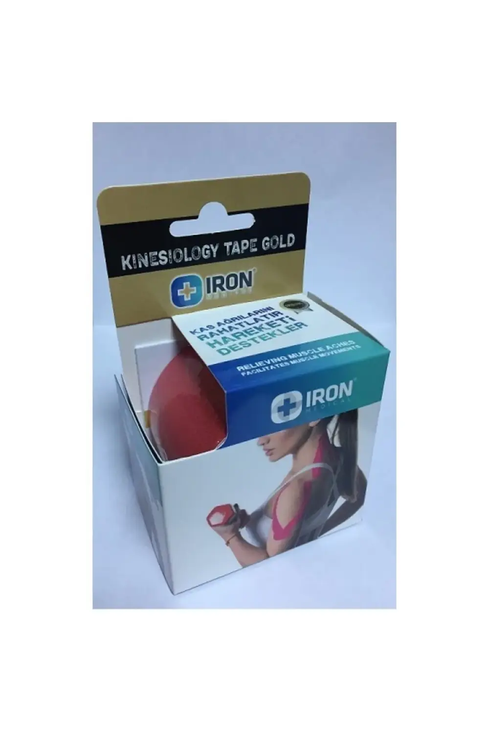 Iron Kinesiology Ağrı Bandı-kinesio Tape 5cmx5m Kırmızı Renk