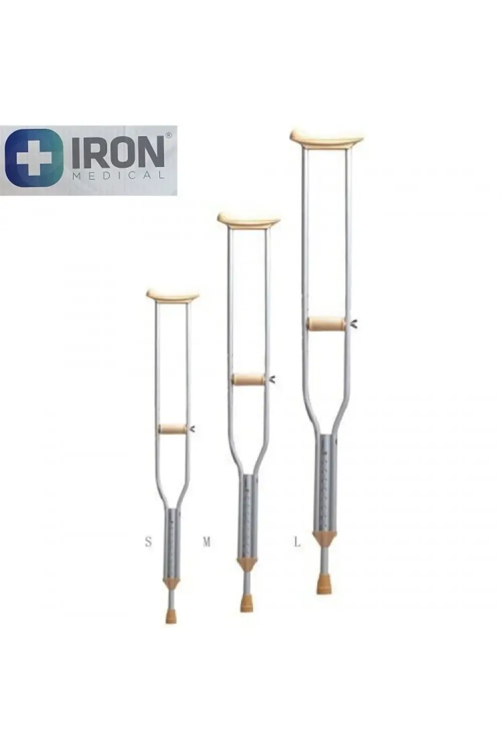 Iron Koltuk Değneği Alüminyum Ithal 1 Çift Large 138 Cm
