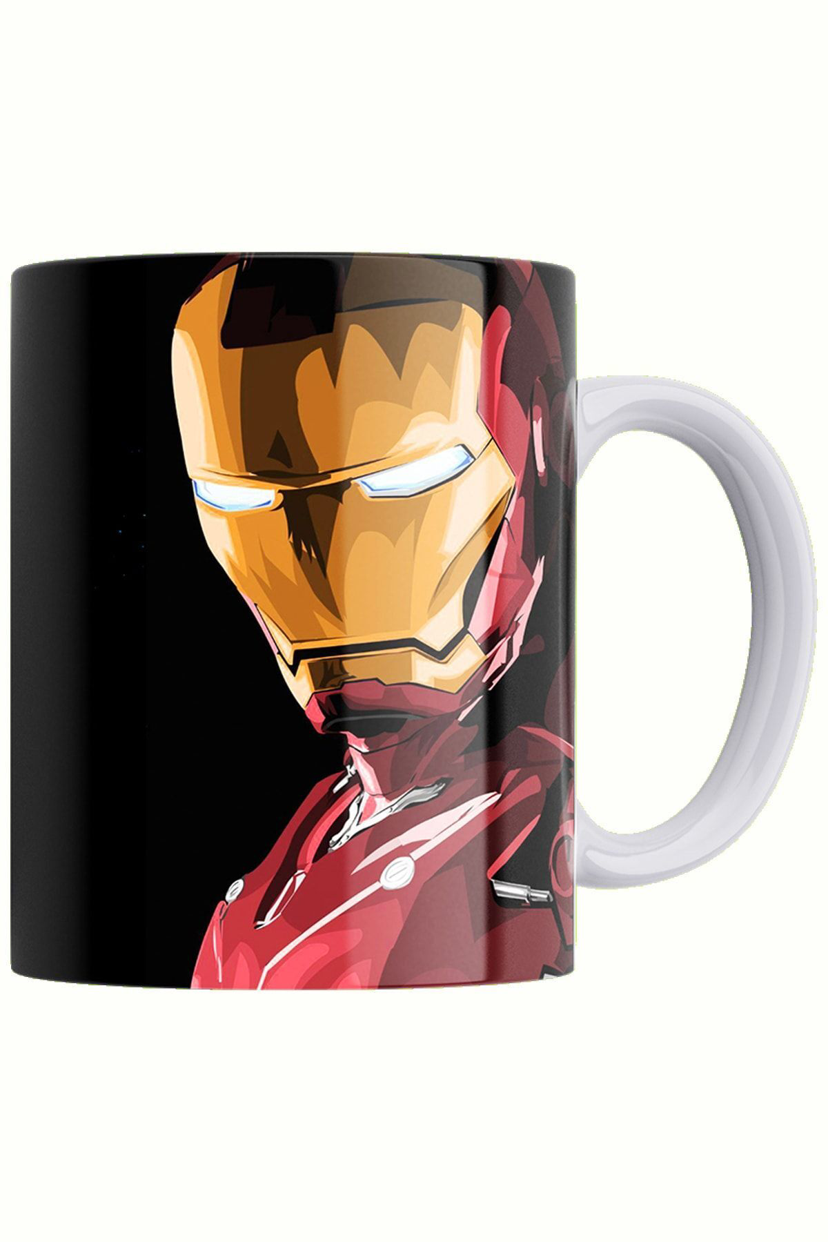 Remonz İron Man Çift Taraflı Baskılı Porselen Kupa
