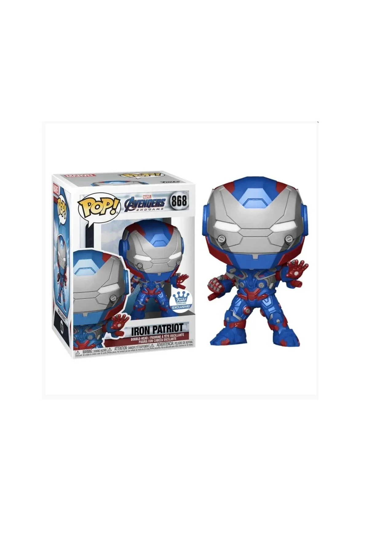 Iron Patriot - #868 - Pop! -Avengers End Game - Exclusive