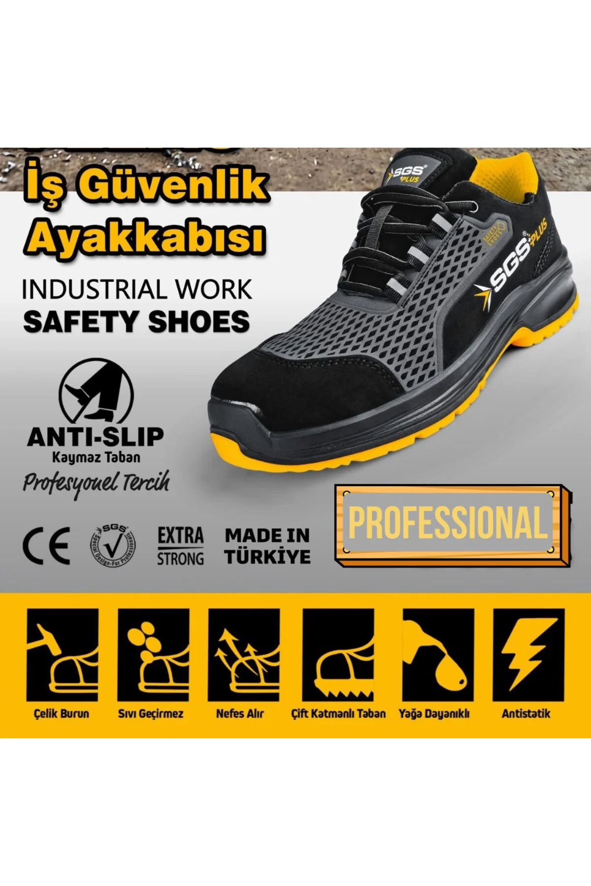 İş Ayakkabısı S1 No:40 Sgs3040
