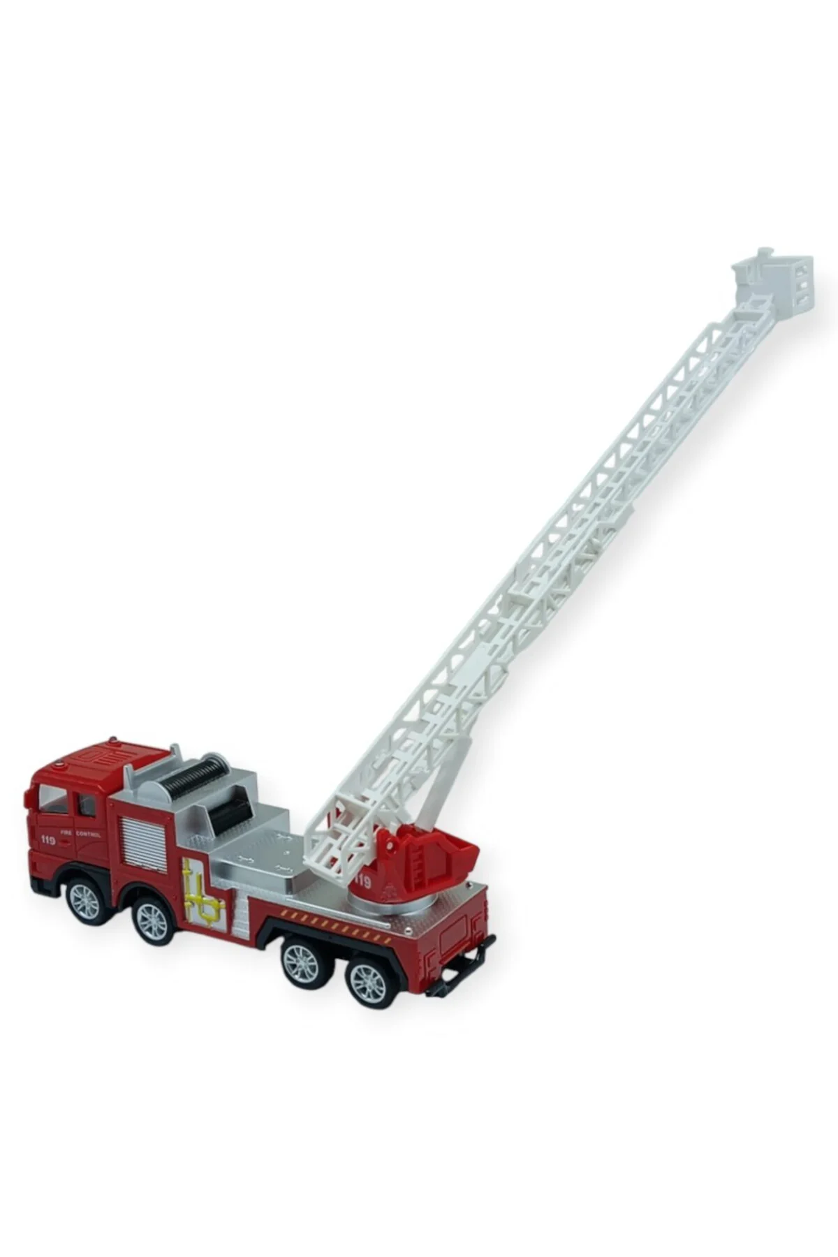 İş Makinaları Serisi - Sürtmeli İtfaiye Aracı 16 cm - Uzayan Merd