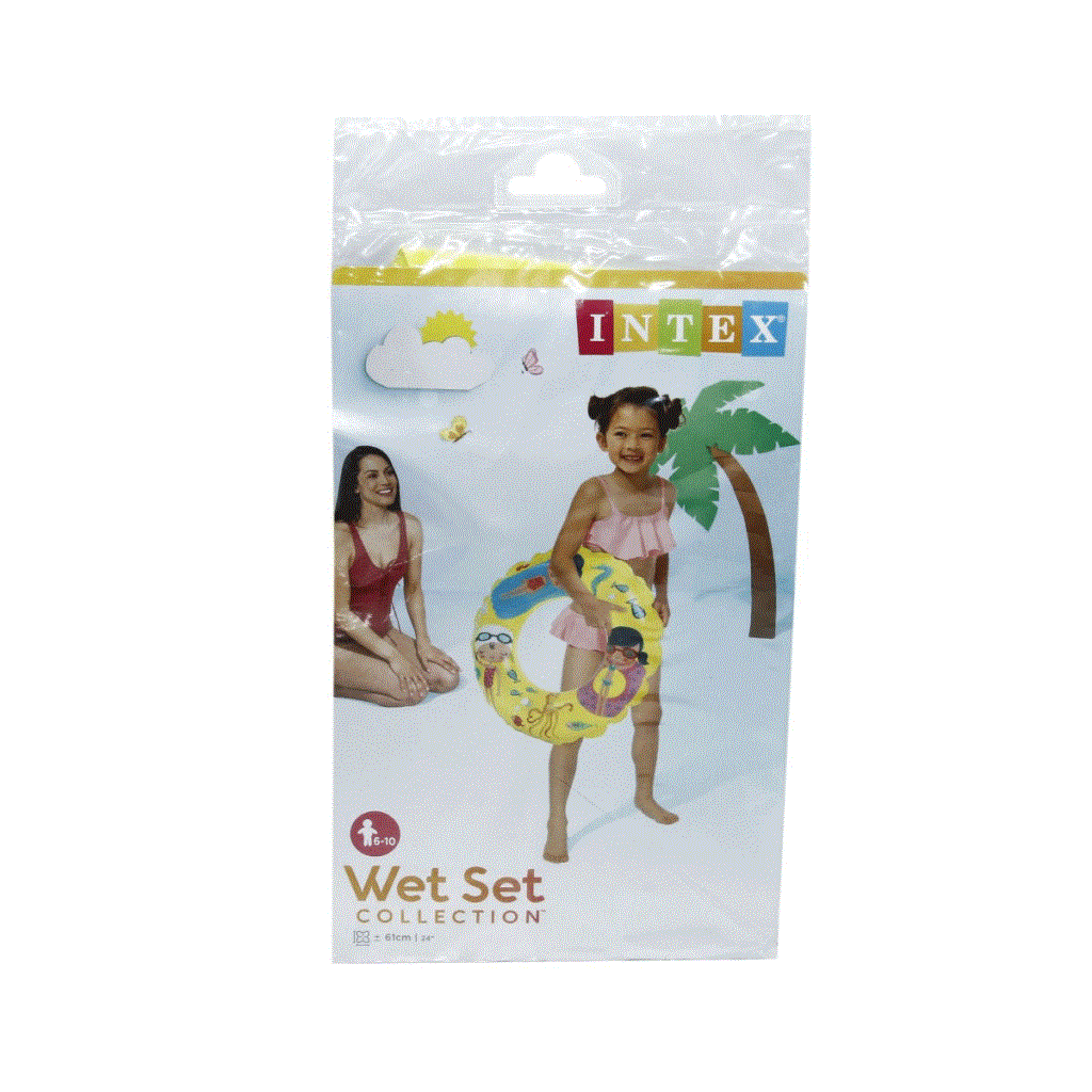 IS59242 Şeffaf Baskılı Simit 61 cm -  Oyuncak