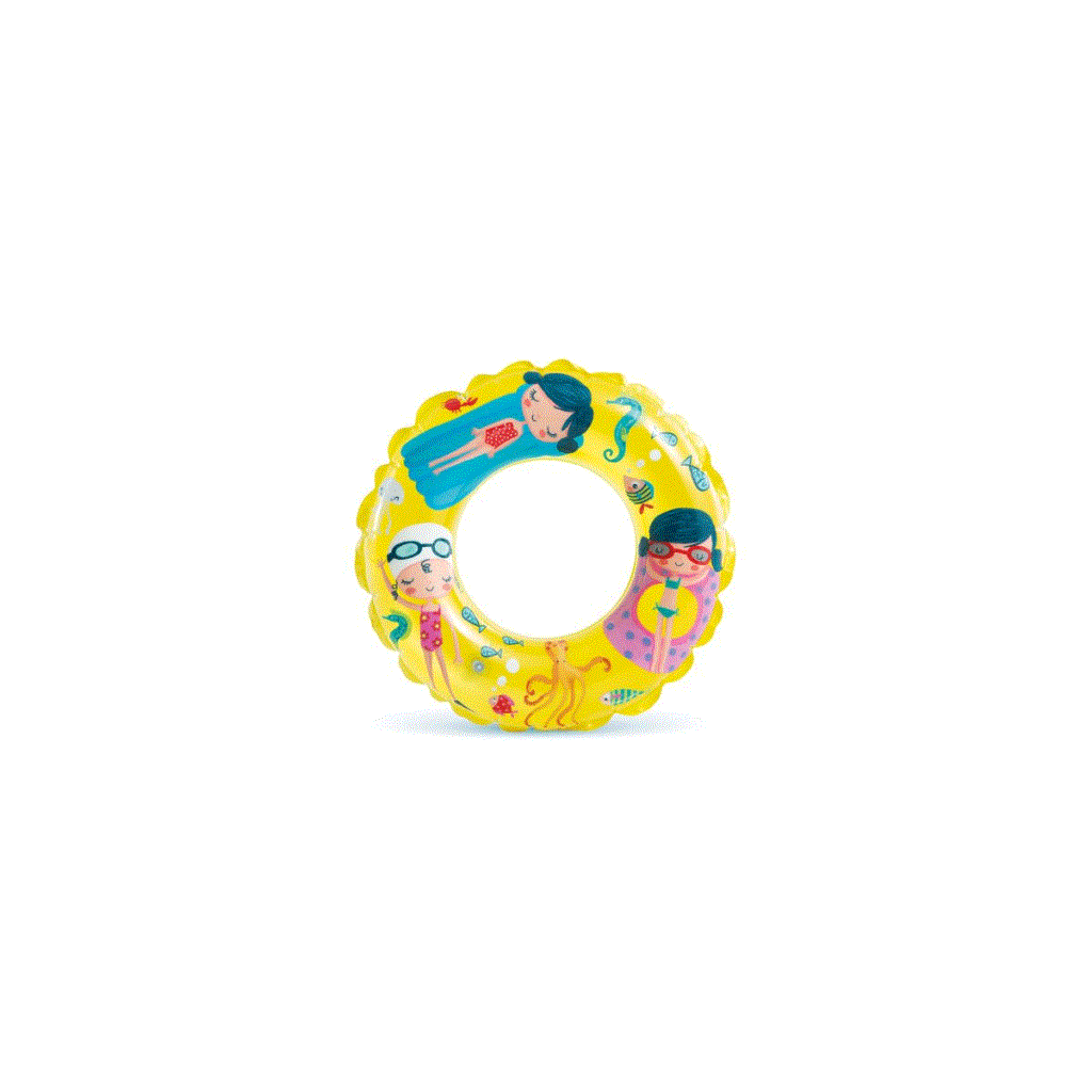 IS59242 Şeffaf Baskılı Simit 61 cm -  Oyuncak