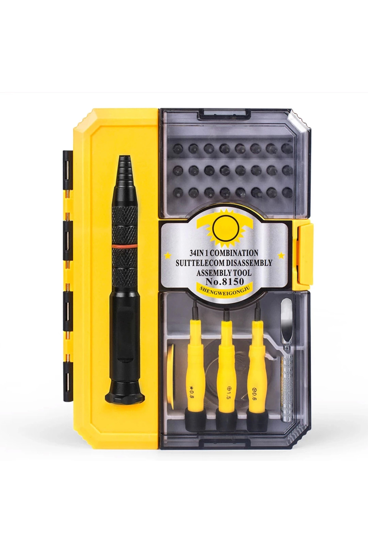 Isb01 8150 34 Uçlu Çok Fonksiyonlu Hassas Tamirci Tornavida Seti 