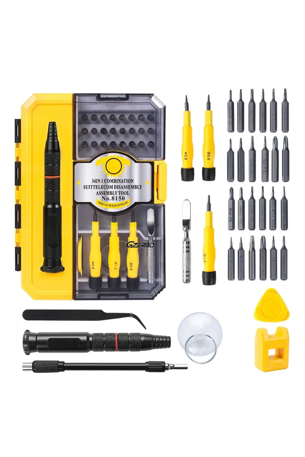 Isb01 8150 34 Uçlu Çok Fonksiyonlu Hassas Tamirci Tornavida Seti