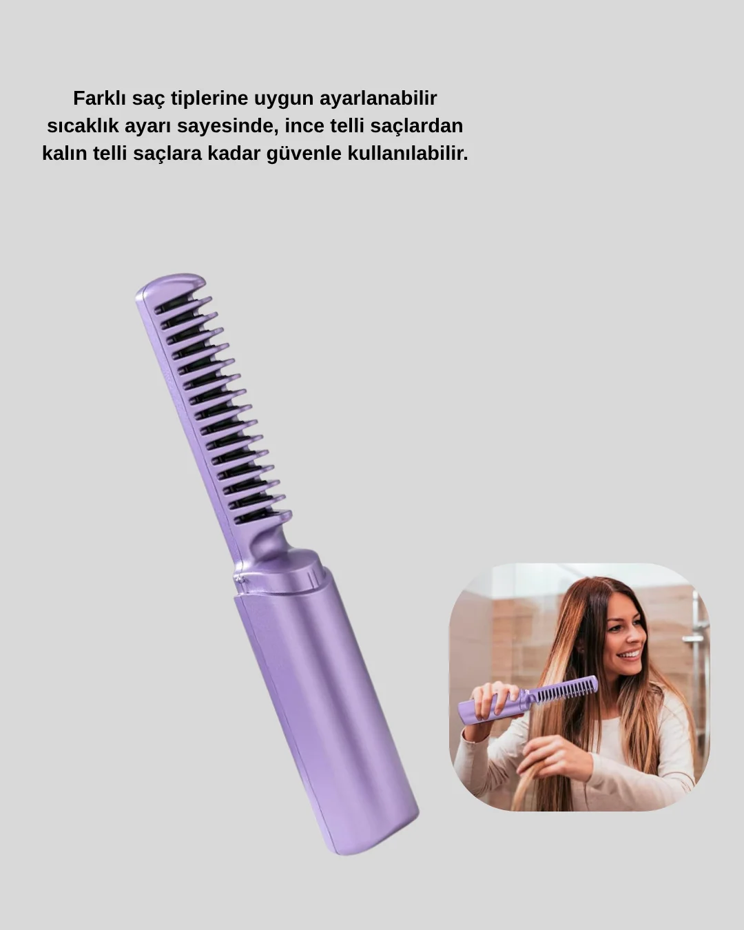 Isı Ayarlı Saç Düzleştirici – Her Saç Tipine Uygun Hassas Sıcaklı