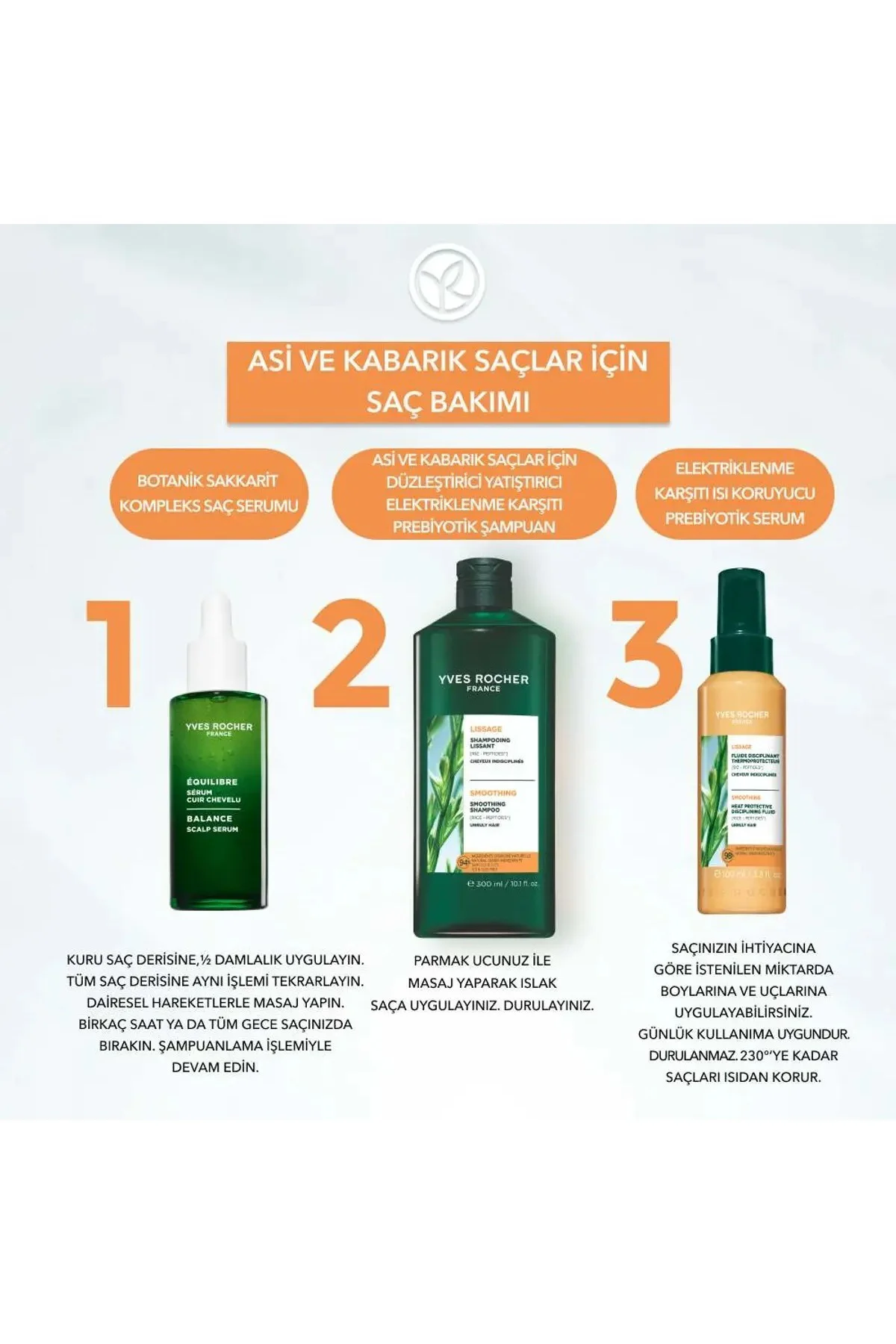 Isı Koruyucu Prebiyotik Serum - Kabarık Saçlar / Lissage- 100 ml