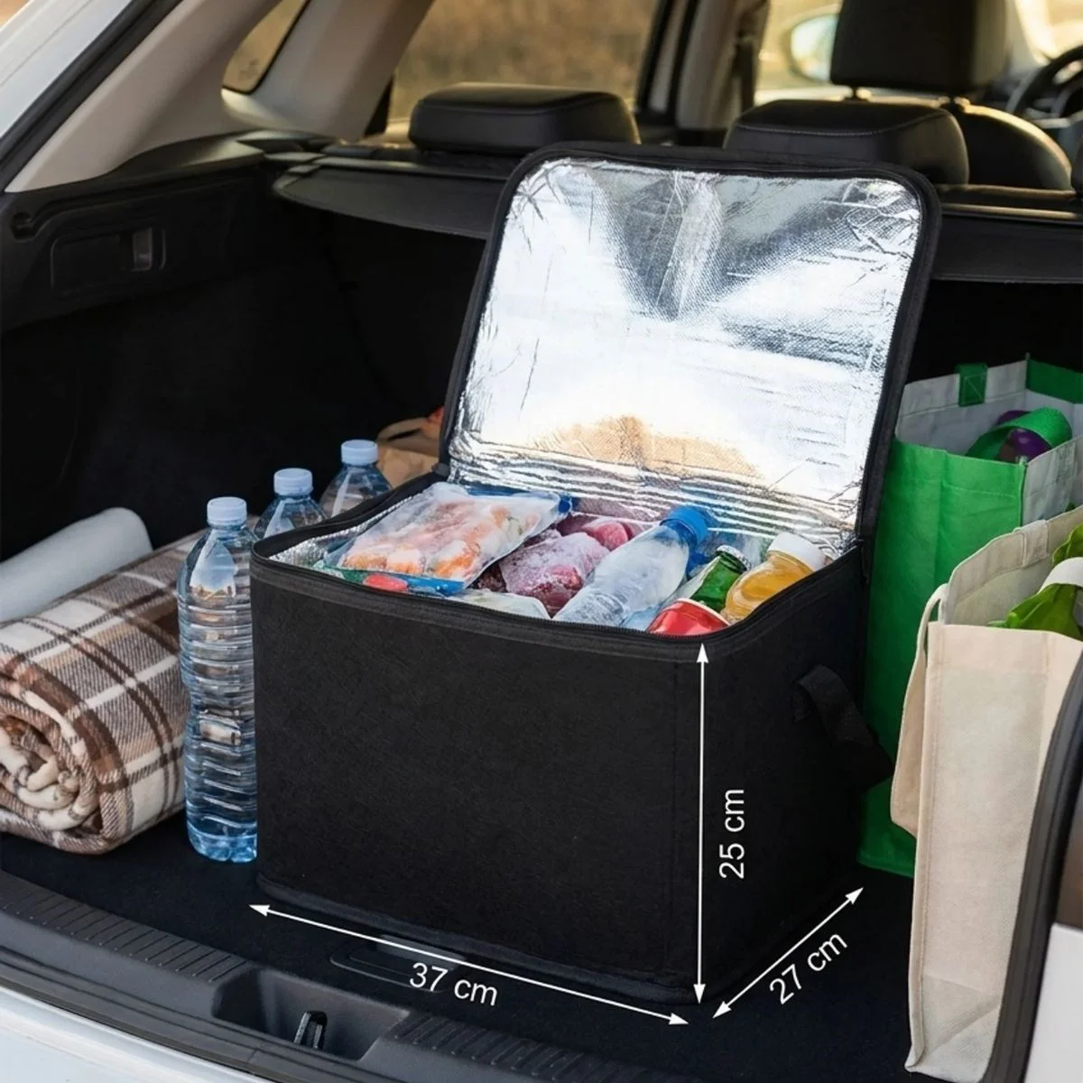 Isı Koruyucu Termal Taşıma Çantası 32 Litre – Araç Bagaj Organizeri, Termos, Katlanabilir Keçe Saklama Çantası 37x27x25 cm Fiyatı, Yorumları ve Özellikleri