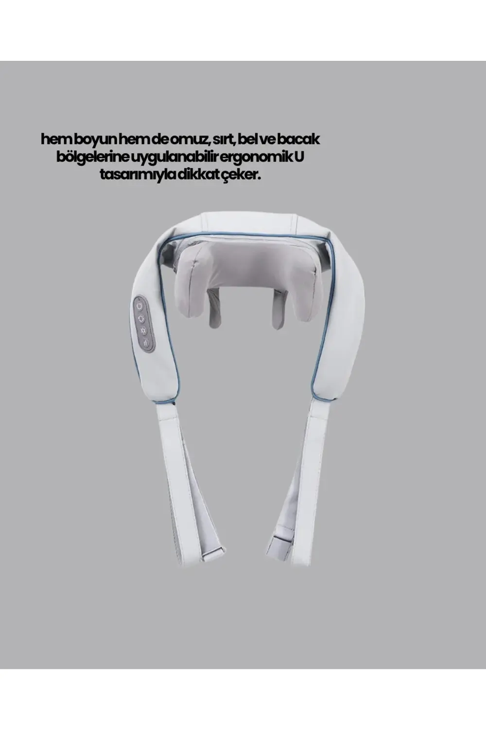 Isı Terapili Boyun Ve Omuz Masaj Cihazı Sessiz Motorlu Çok Bölgel